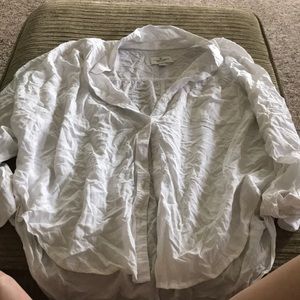 American eagle white blouse